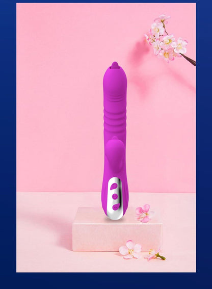 3-Wibrator-Fairy USB 3 functions of thrusting / 20 vibrations -Purple-3