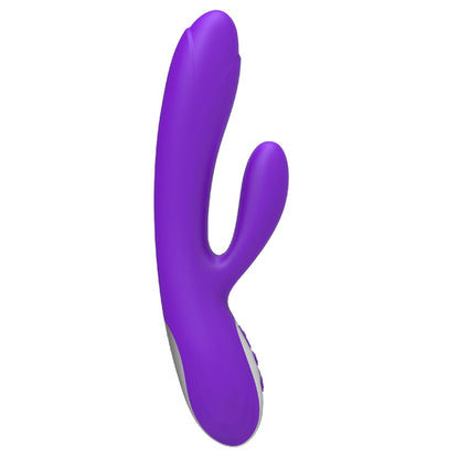 2-Wibrator-Joker Heating Double Vibrating Massage Stick -Purple-2