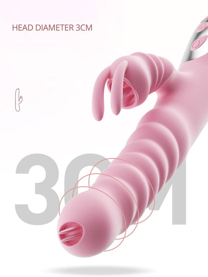 11-Wibrator królik 2w1 mocny orgazm pochwy punktu G-11