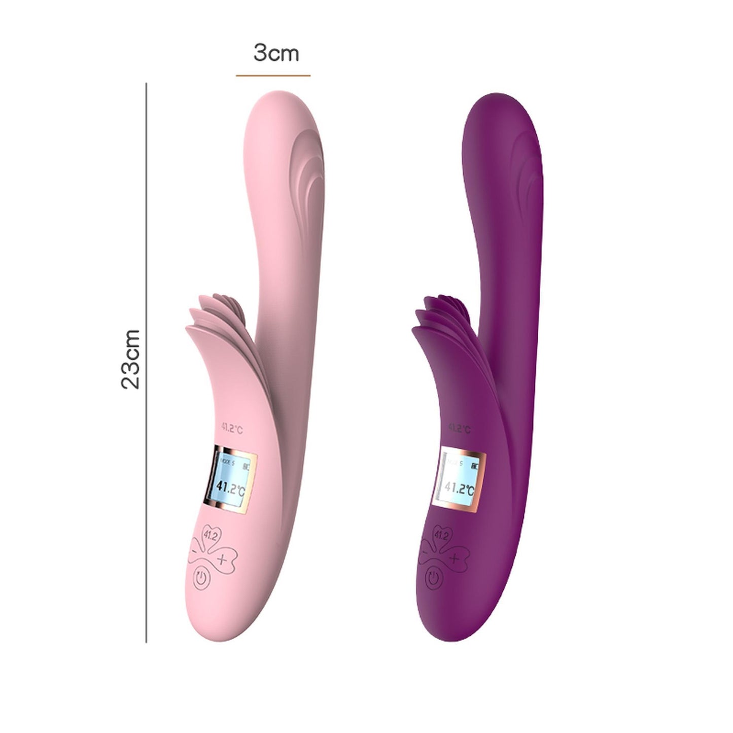 2-Wibrator damski królik z wibracjami masażer łechtaczki 23 cm-2