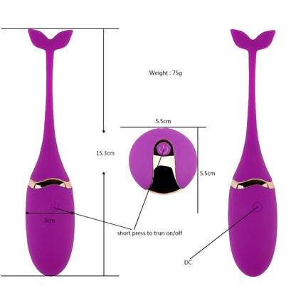 5-Vibratong egg (purple) USB-5