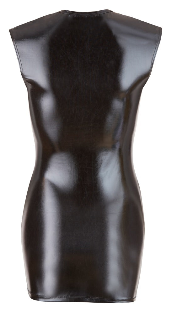 12-Wet Look Dress with Zip M-12