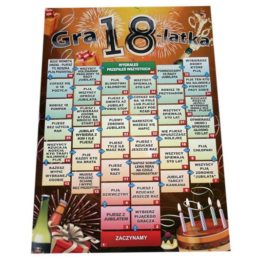 2-Gra na 18 urodziny imprezowa 18 promili alkoholowa-2
