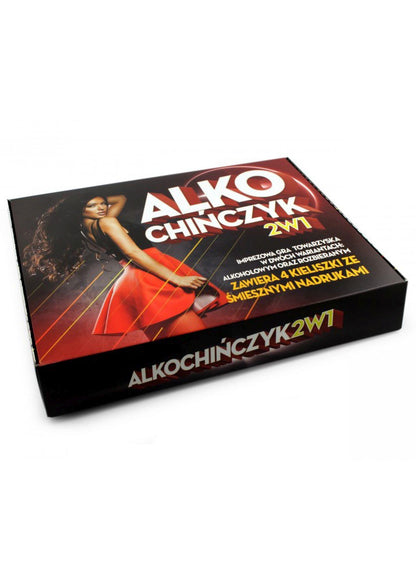 1-Alko chińczyk 2 gry alkoholowe imprezowe kieliszki-1