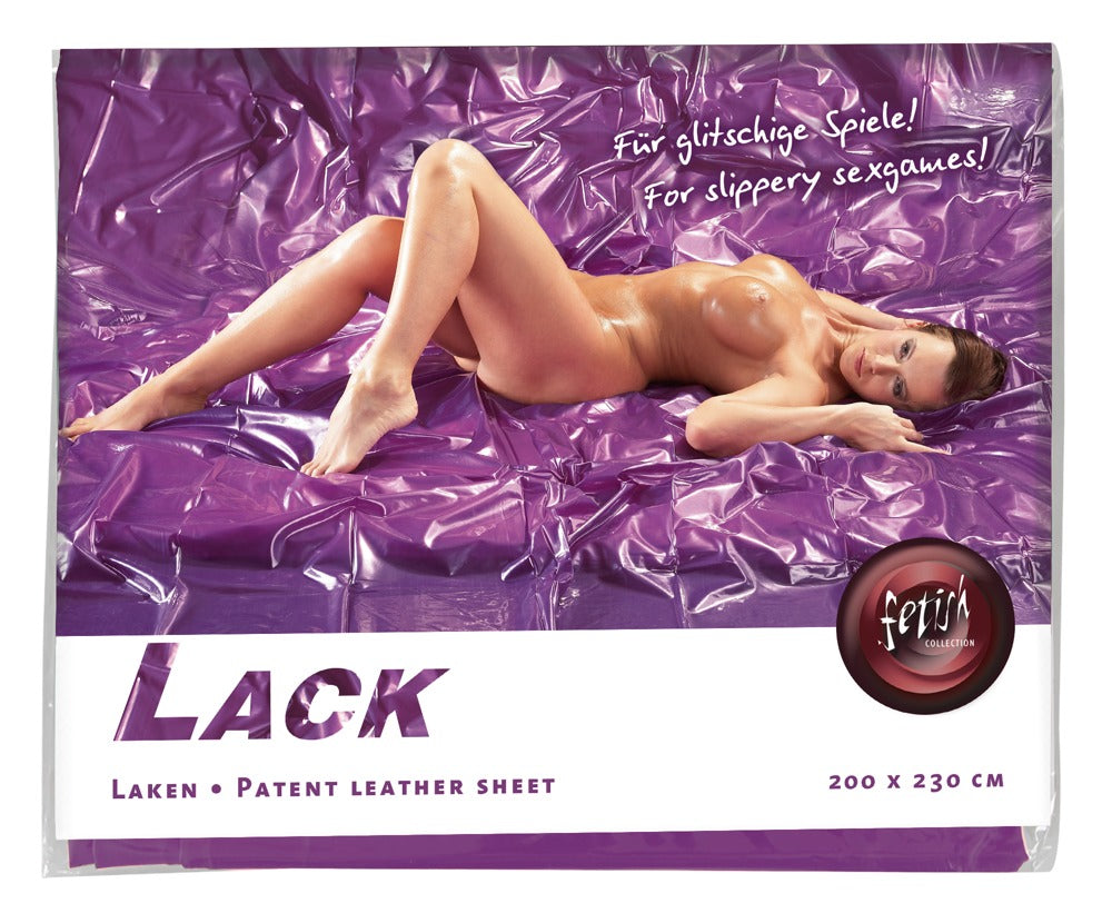 1-Vinyl Bed Sheet purple 200x230-1