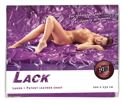 1-Vinyl Bed Sheet purple 200x230-1