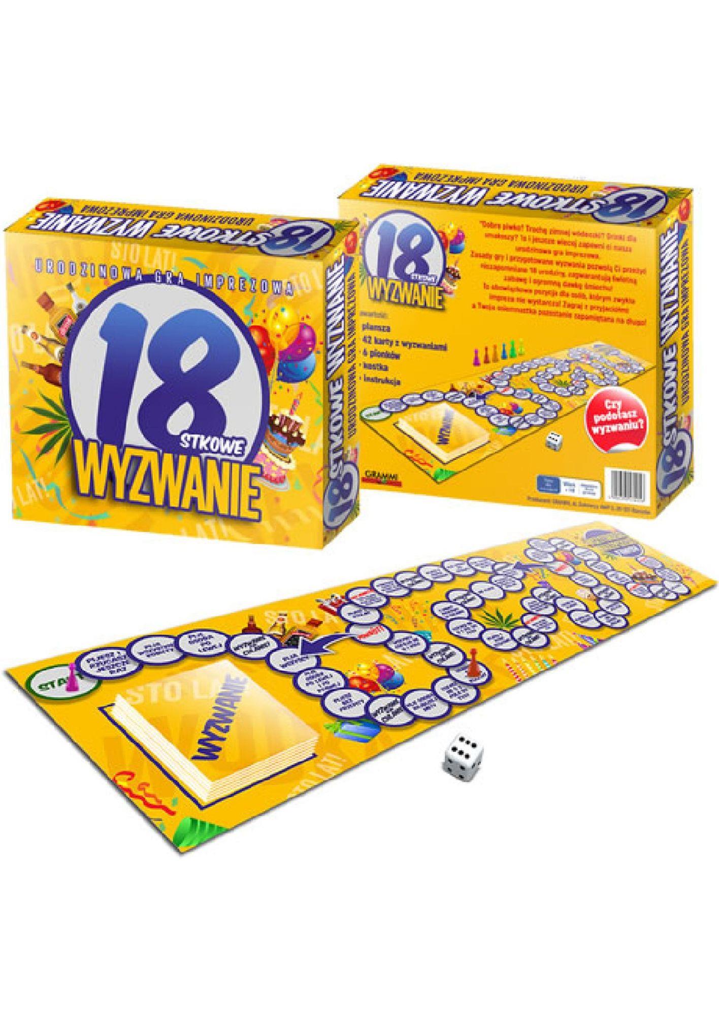 1-Wyzwanie gra planszowa na imprezę 18stkę prezent-1