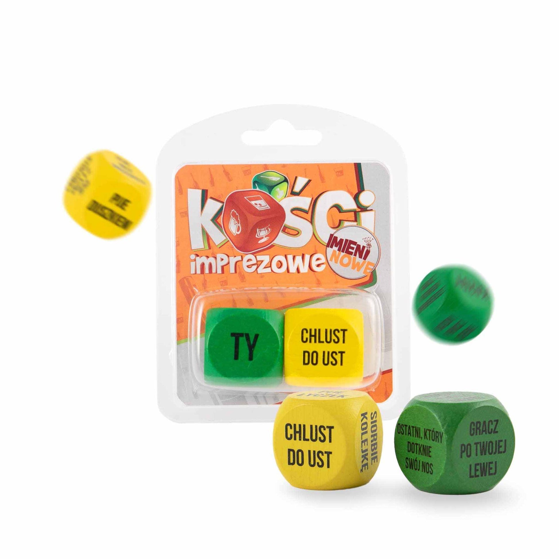 1-Zabawka kości imprezowe imieninowe różne kolory-1