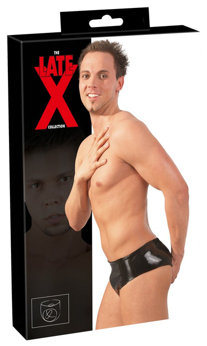 1-Latex Men's Briefs black M/L-1