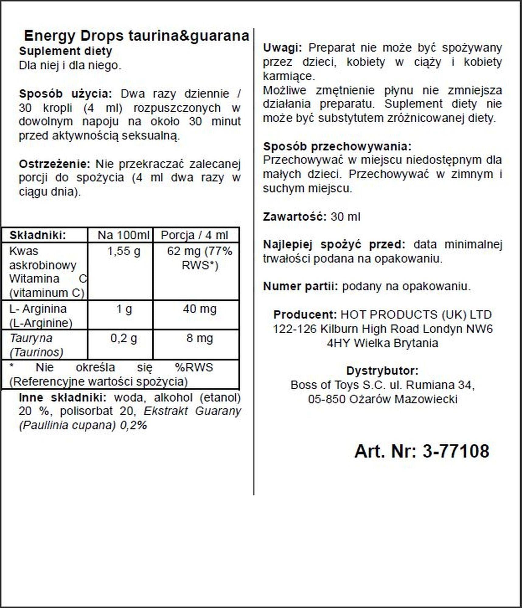 2-Krople podnoszące libido pożądanie energię 30ml-2
