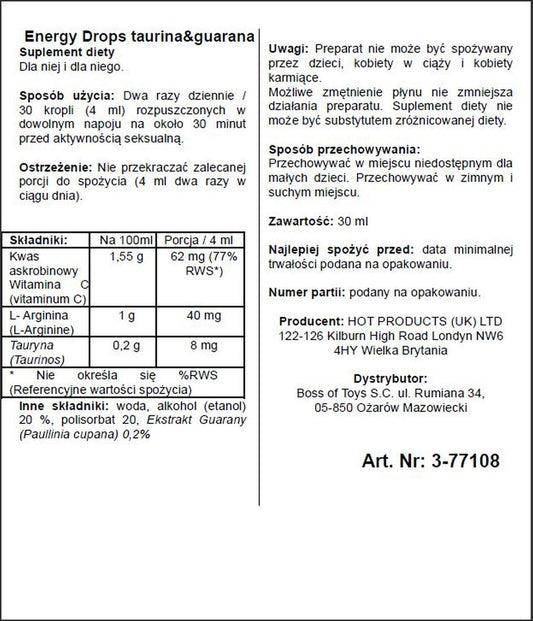 2-Krople podnoszące libido pożądanie energię 30ml-2