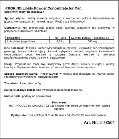 2-Koncentrat na erekcję potencję libido w saszetkach-2