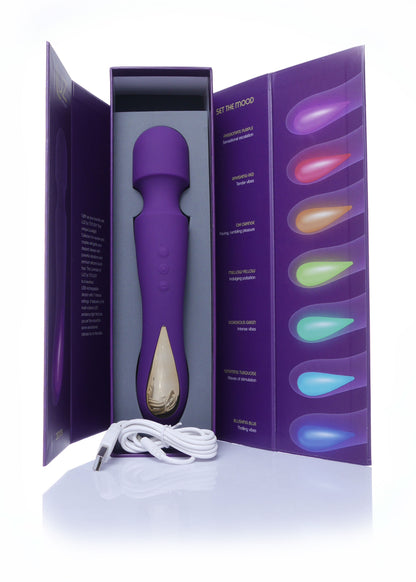 6-Masażer łechtaczki różdżka led 7 trybów sex 23cm-6