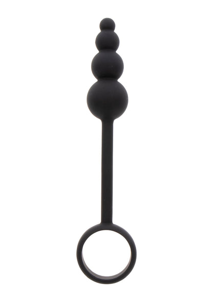 3-Anal Snake Plug & Penis Ring Black-3