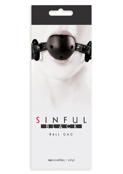 1-Knebel-SINFUL BALL GAG BLACK-1