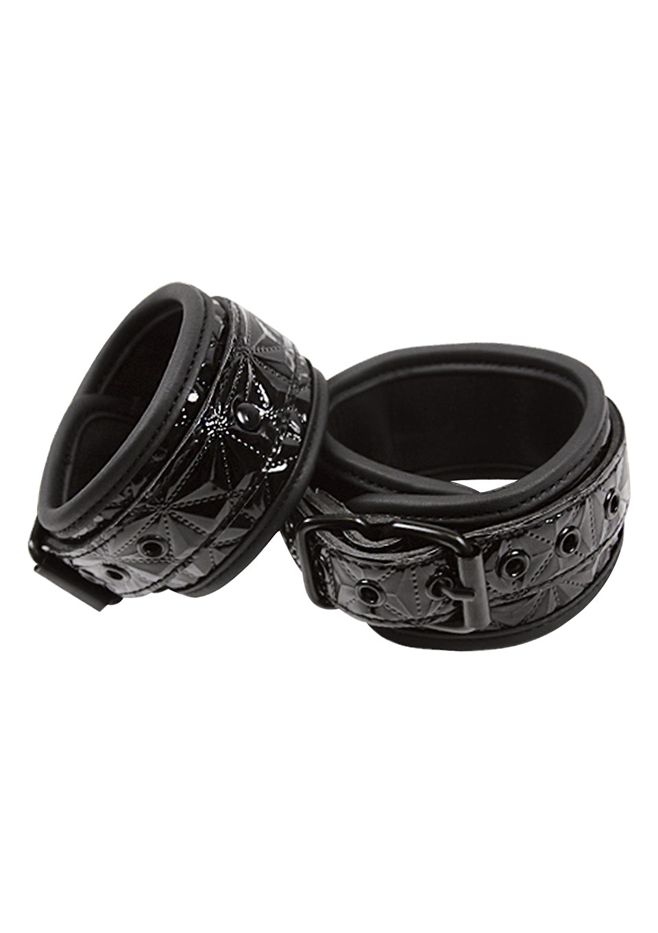 2-Kajdanki-SINFUL WRIST CUFFS BLACK-2