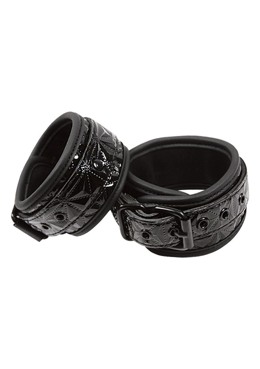 2-Kajdanki-SINFUL WRIST CUFFS BLACK-2