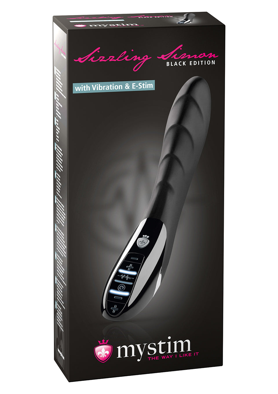 4-Stymulator-SIZZLING SIMON ESTIM VIBRATOR BLACK-4