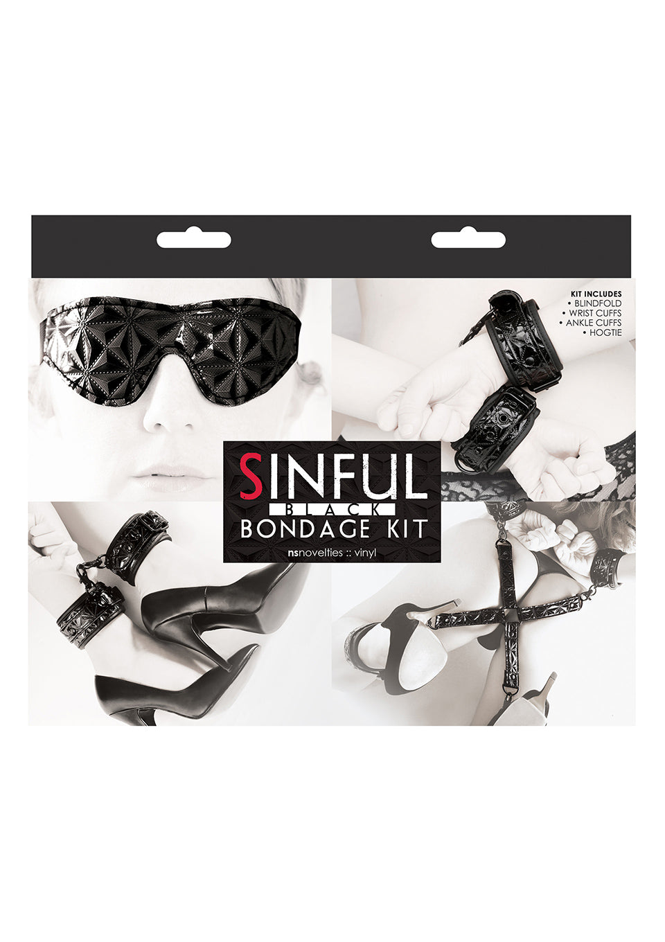 2-Zestaw-SINFUL BONDAGE KIT BLACK-2
