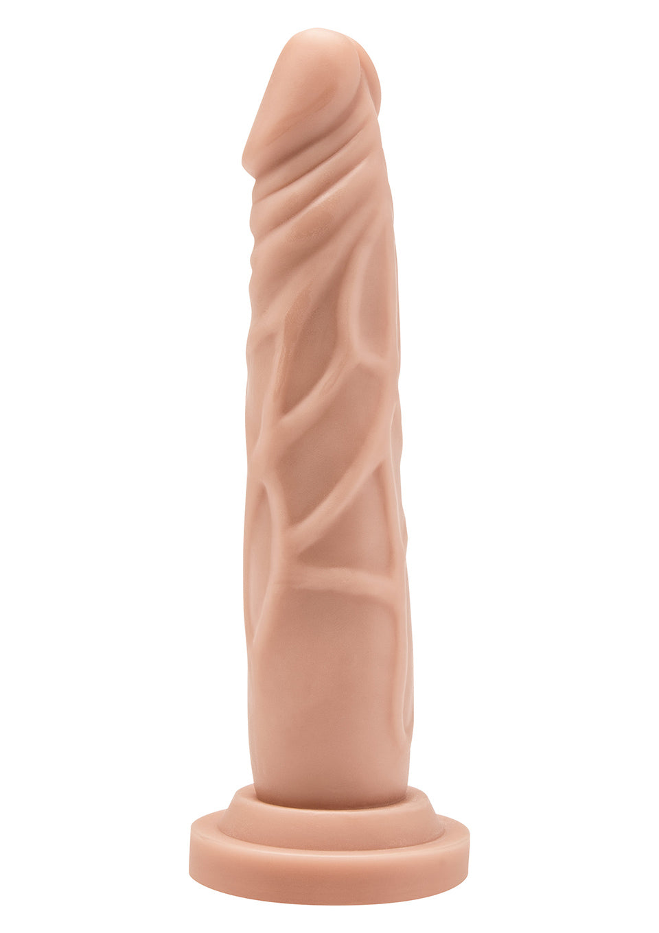 1-Naturalne dildo żyły mocna przyssawka penis 18cm-1