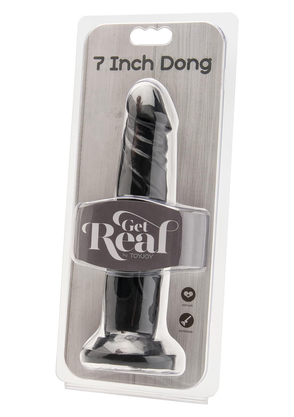 3-Dildo naturalne sztuczny czarny penis członek 18cm-3