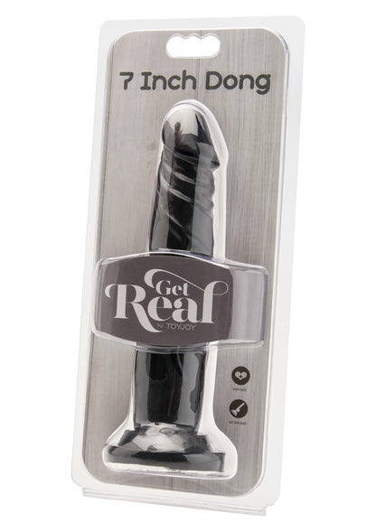 3-Dildo naturalne sztuczny czarny penis członek 18cm-3