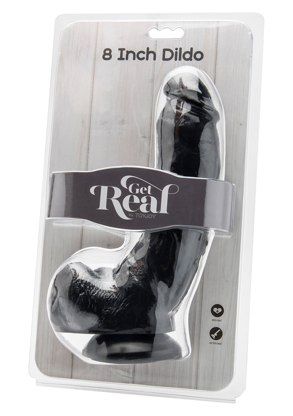 3-Dildo czarne realistyczny penis przyssawka 20cm-3