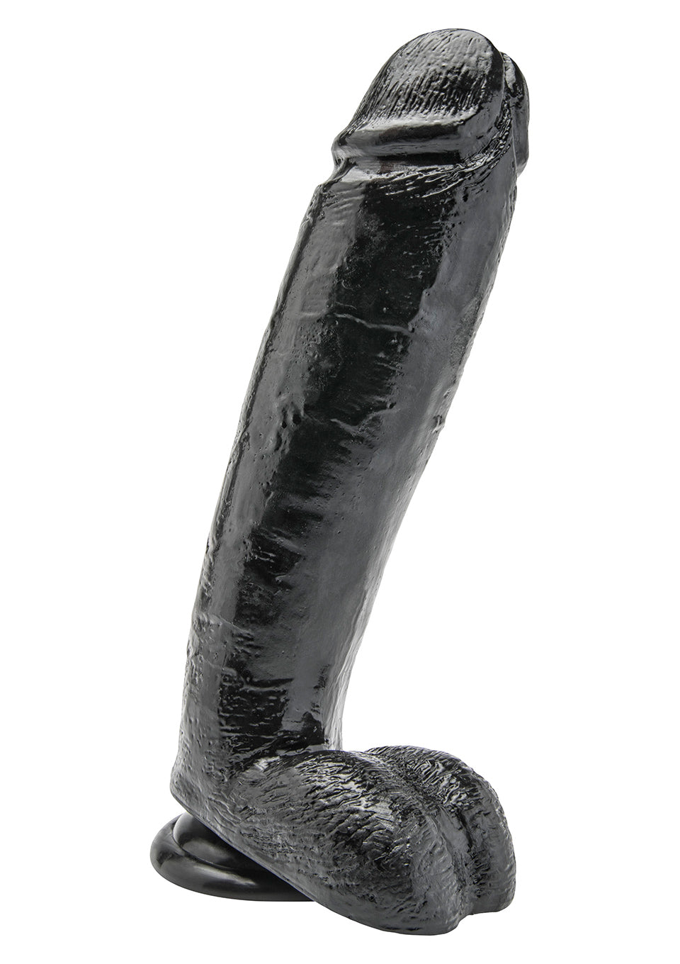 2-Dildo naturalne sztuczny czarny penis członek 25cm-2
