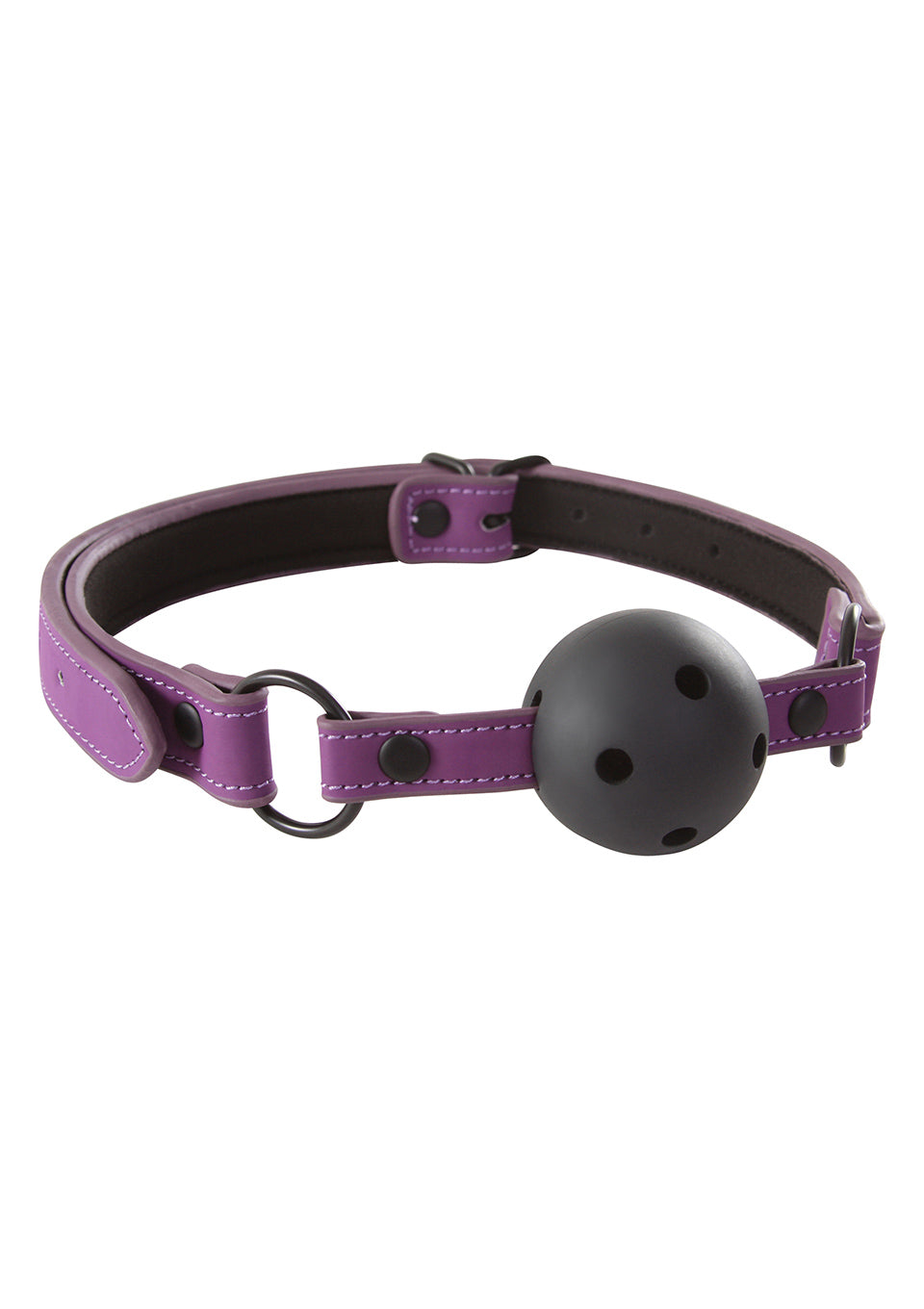 2-Knebel-LUST BONDAGE BALL GAG PURPLE-2
