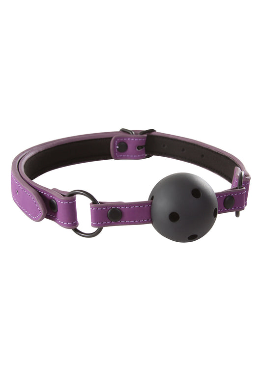 2-Knebel-LUST BONDAGE BALL GAG PURPLE-2