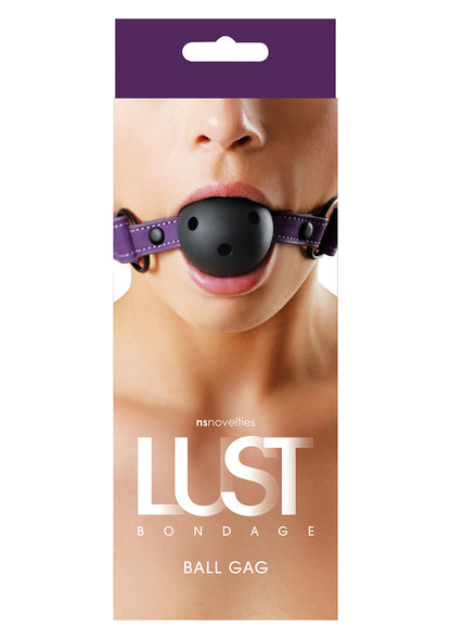 4-Knebel-LUST BONDAGE BALL GAG PURPLE-4