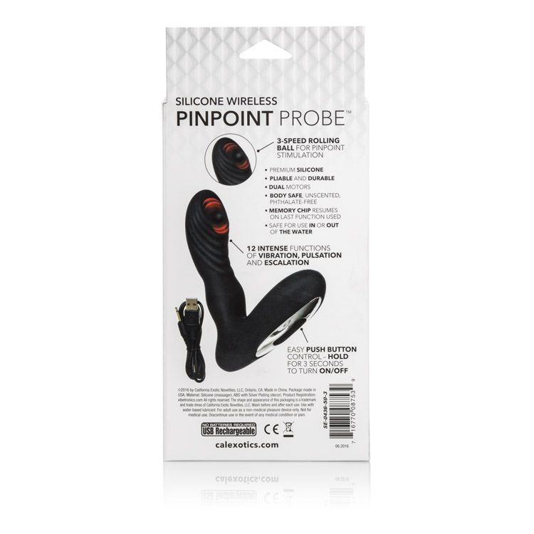 12-Plug/vibr-WIRELESS PINPOINT PROBE BLACK-12