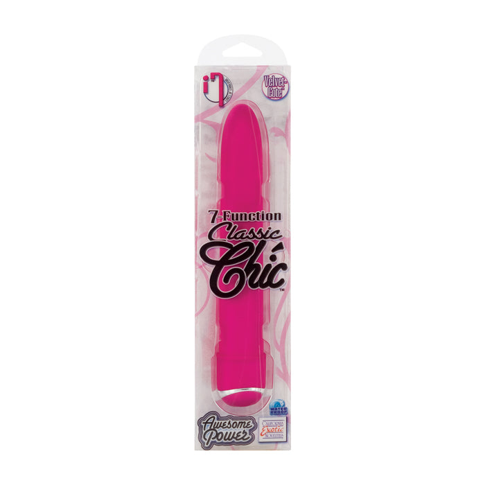 4-Wibrator-CLASSIC CHIC 7F. MASSAGER PINK 15X3-4