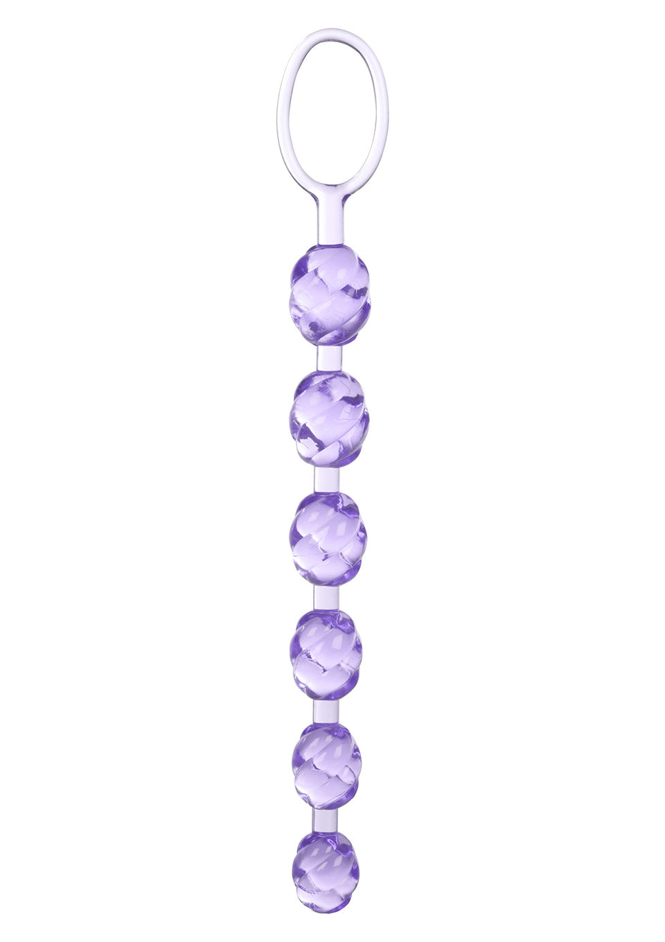 4-Plug/kulki-SWIRL PLEASURE BEADS PURPLE-4