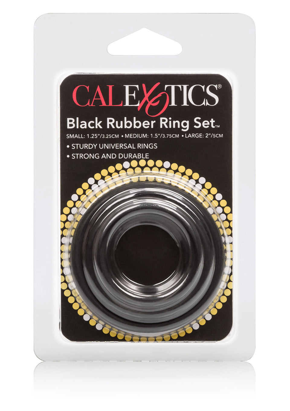 3-Pierścień-RUBBER RING BLACK SET 3PCS-3