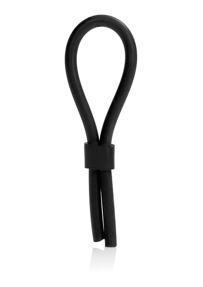 4-Pierścień-SILICONE STUD LASSO BLACK-4