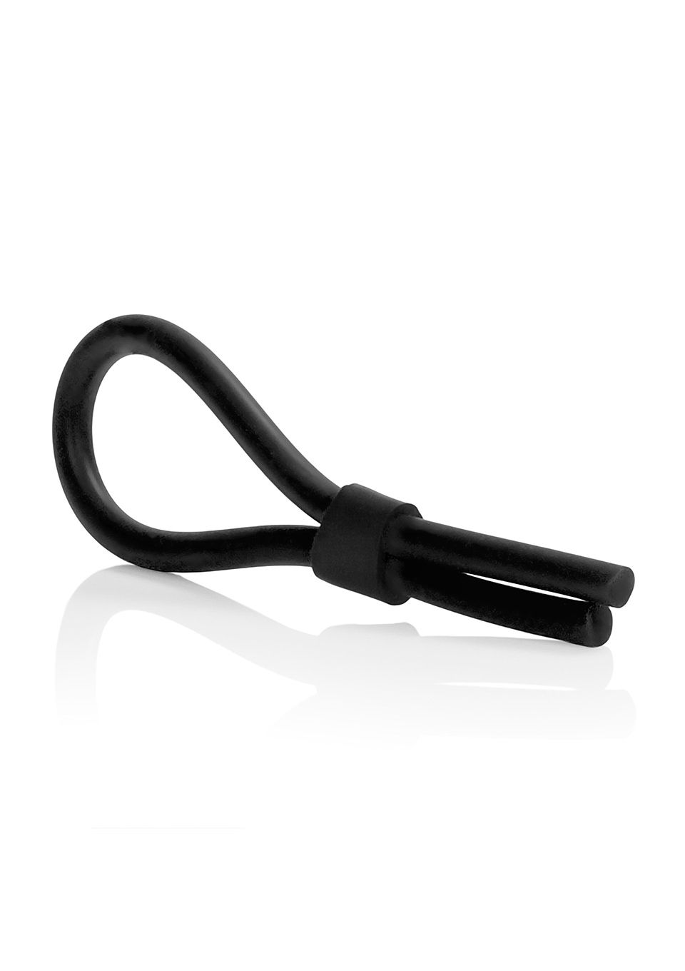6-Pierścień-SILICONE STUD LASSO BLACK-6