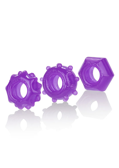 3-Pierścień-REVERSIBLE RING SET PURPLE-3
