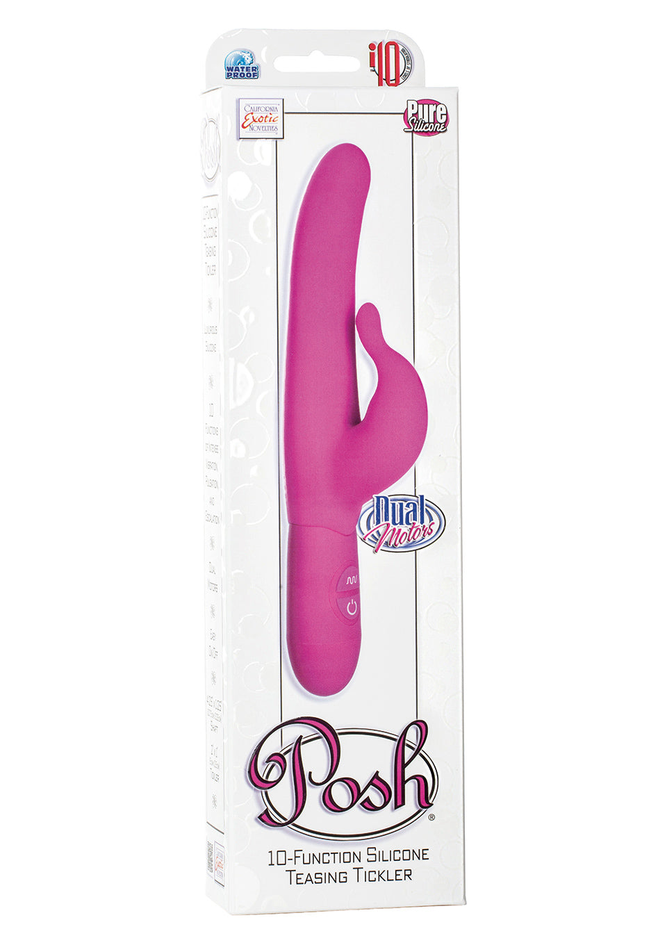 1-Wibrator-10 FUNCTION TEASING TICKLER PINK-1