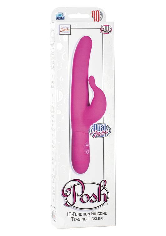 1-Wibrator-10 FUNCTION TEASING TICKLER PINK-1