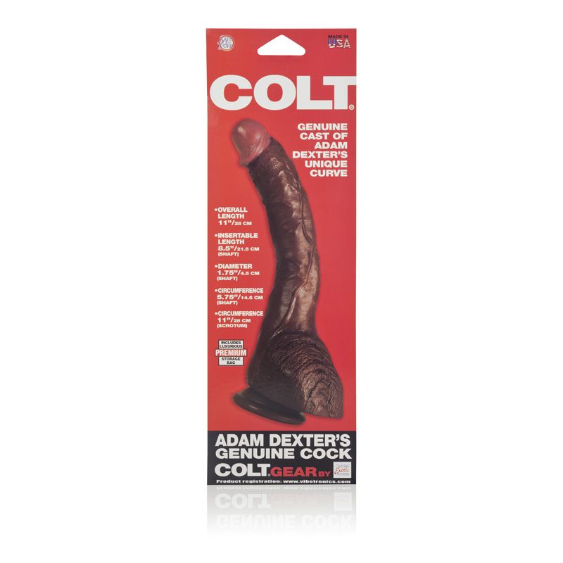 8-Duży zagięty murzyński penis dildo 22cm przyssawka-8