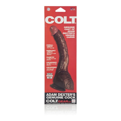 8-Duży zagięty murzyński penis dildo 22cm przyssawka-8