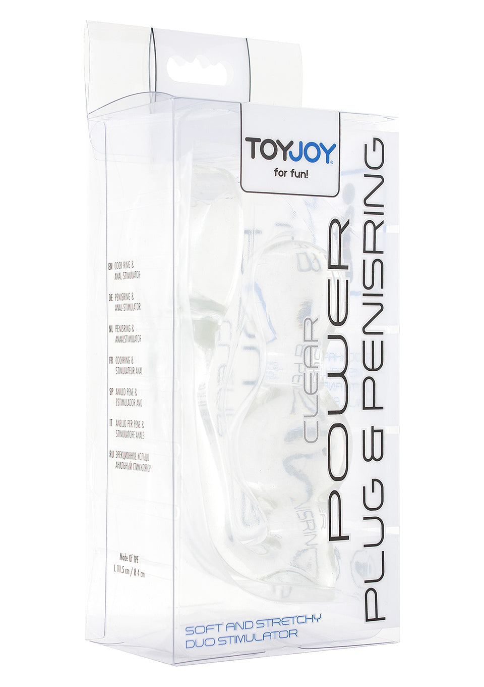 4-Plug-POWER PLUG & PENISRING CLEAR-4