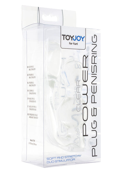 4-Plug-POWER PLUG & PENISRING CLEAR-4