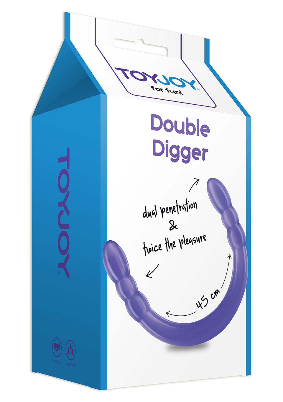 3-Dildo podwójne 2 końcówki dwustronne długie 45cm-3