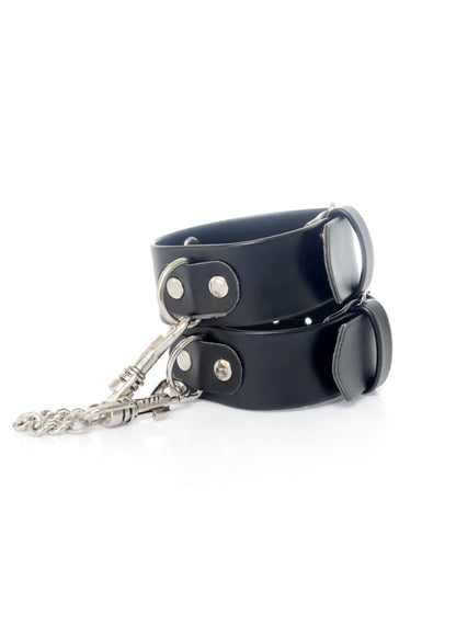 7-Kajdanki ze skóry krępowanie wiązanie bondage bdsm-7