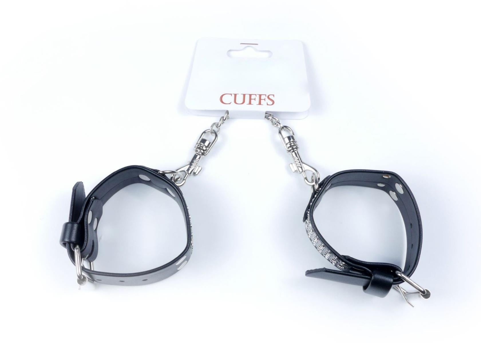 6-Kajdanki skórzane metalowe ćwieki bondage bdsm sex-6