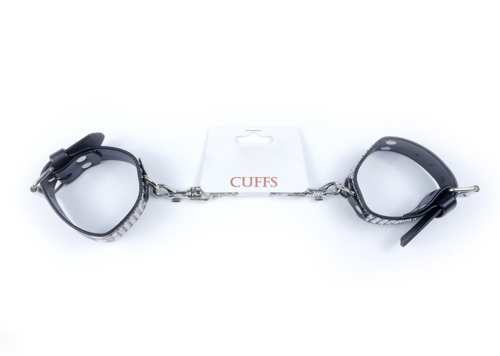 7-Kajdanki skórzane metalowe ćwieki bondage bdsm sex-7