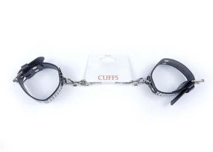7-Kajdanki skórzane metalowe ćwieki bondage bdsm sex-7