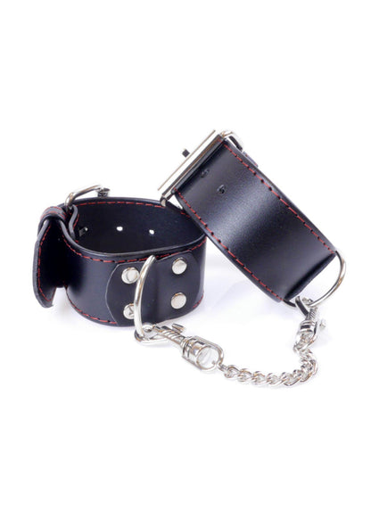 3-Kajdanki skórzane miękkie wygodne bondage bdsm sex-3